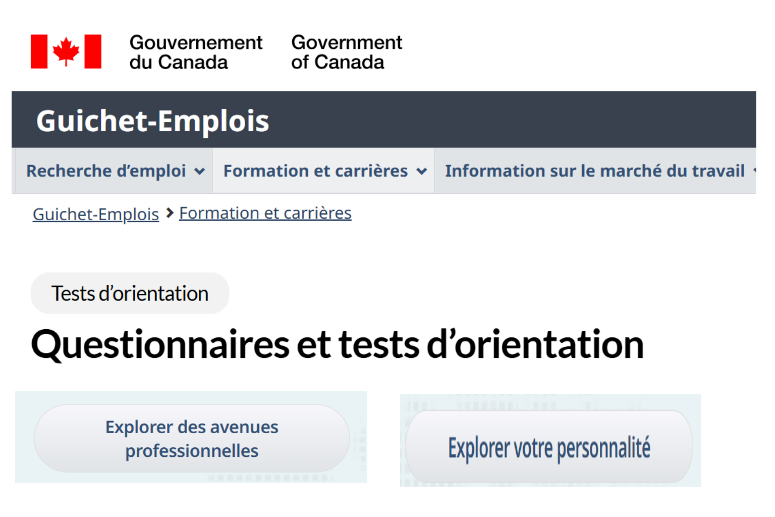Aperçu Compétences Québec